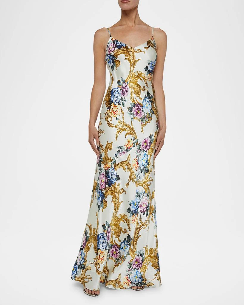 商品L'Agence|Serita V-Neck Bias-Cut Maxi Dress,价格¥4827,第2张图片详细描述