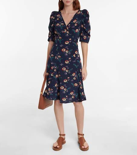 商品Ralph Lauren|Puff-sleeve floral midi dress,价格¥1639,第2张图片详细描述