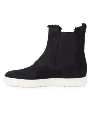 商品Vince|Norman 2 Suede & Faux Fur-Lined Boots,价格¥444,第4张图片详细描述