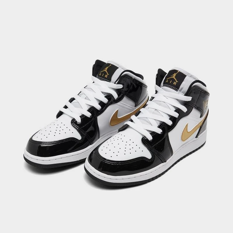 商品Jordan|Boys' Big Kids' Air Jordan 1 Mid SE 篮球鞋,价格¥880,第2张图片详细描述