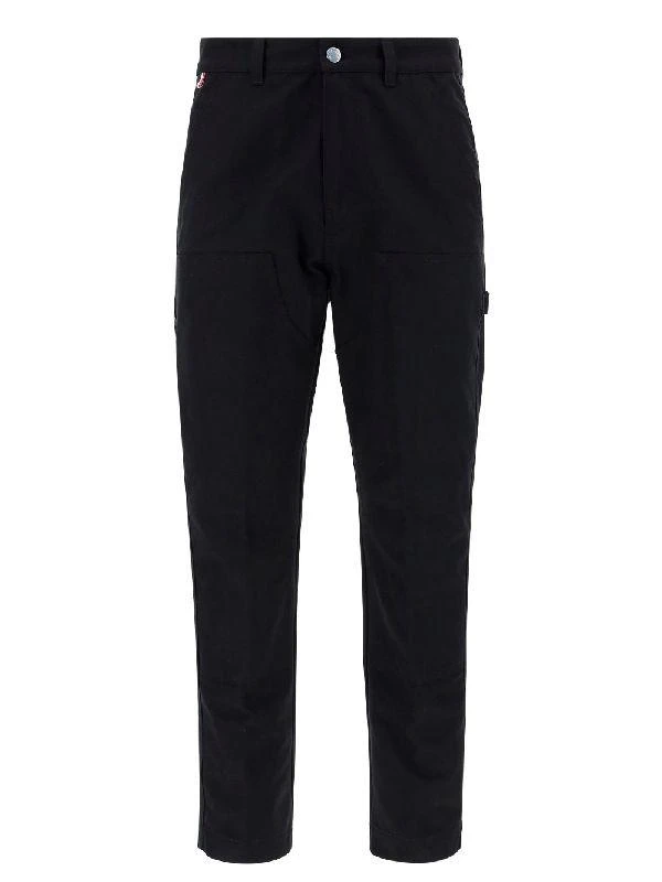 商品Moncler|Men's Black Cotton Carpenter Pants,价格¥2428,第1张图片
