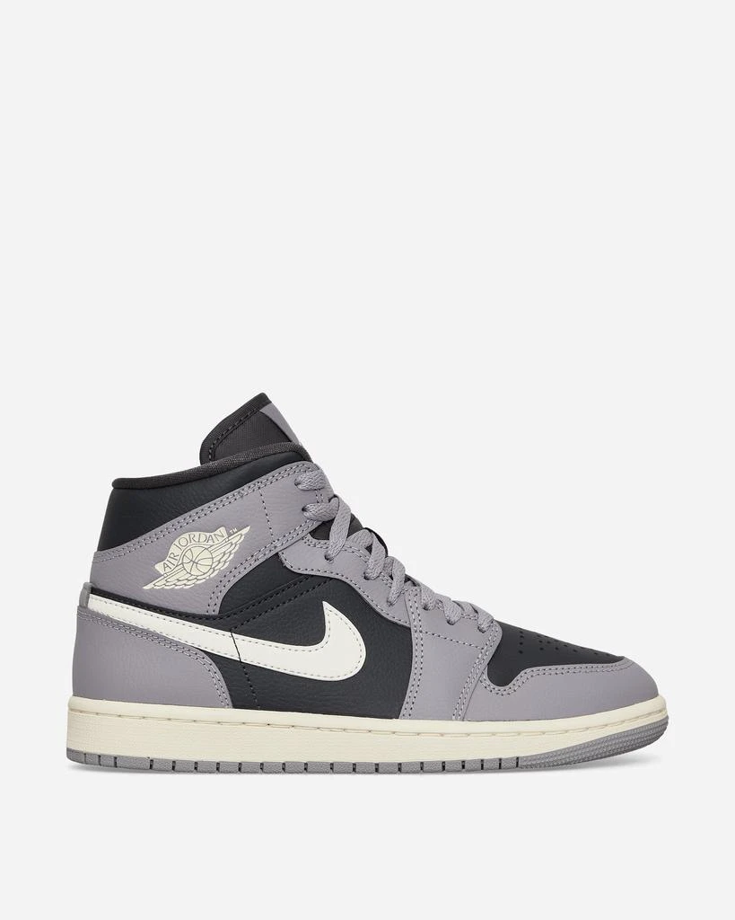 商品Jordan|WMNS Air Jordan 1 Mid Sneakers Cement Grey,价格¥555,第2张图片详细描述