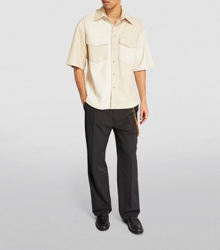 商品Nanushka|Vegan Leather Shirt,价格¥2291,第2张图片详细描述