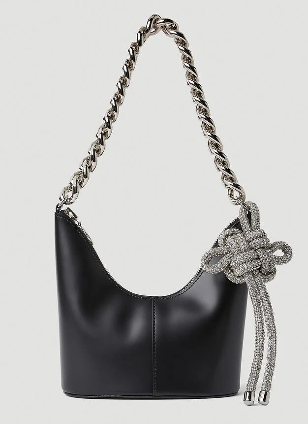 商品Kara|Knot Bean Shoulder Bag in Black,价格¥1849,第1张图片