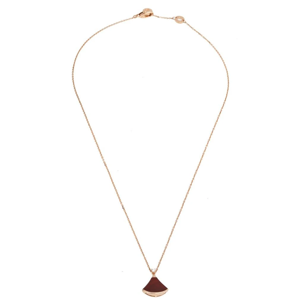 商品[二手商品] BVLGARI|Bvlgari Divas' Dream Carnelian Diamond 18K Rose Gold Necklace,价格¥13711,第2张图片详细描述