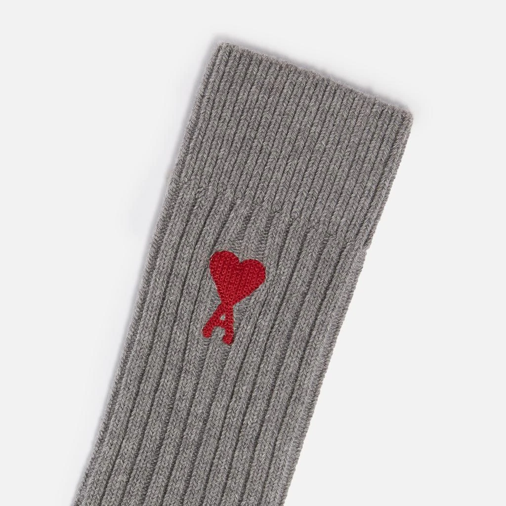 商品AMI|AMI de Coeur Three-Pack Cotton-Blend Socks,价格¥633,第2张图片详细描述