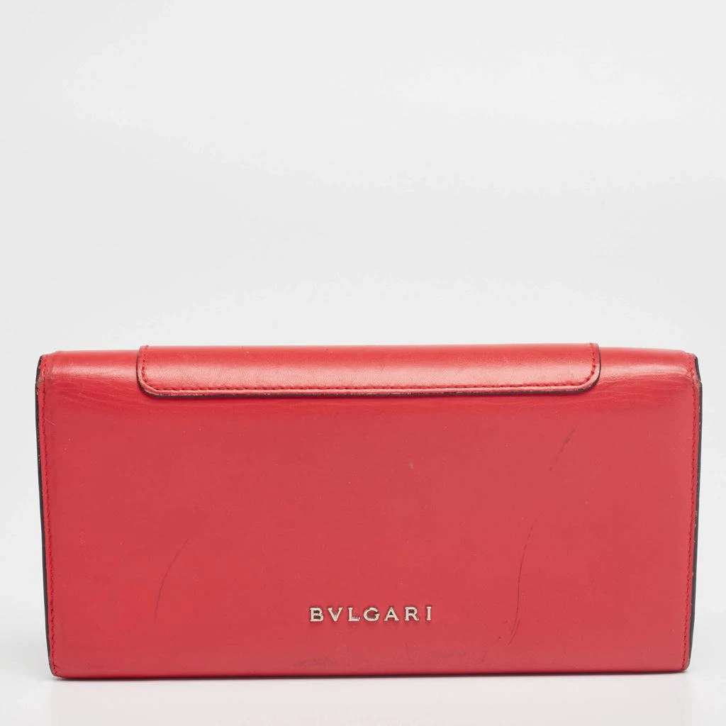 商品[二手商品] BVLGARI|Bvlgari Red Leather Serpenti Forever Wallet,价格¥3983,第5张图片详细描述