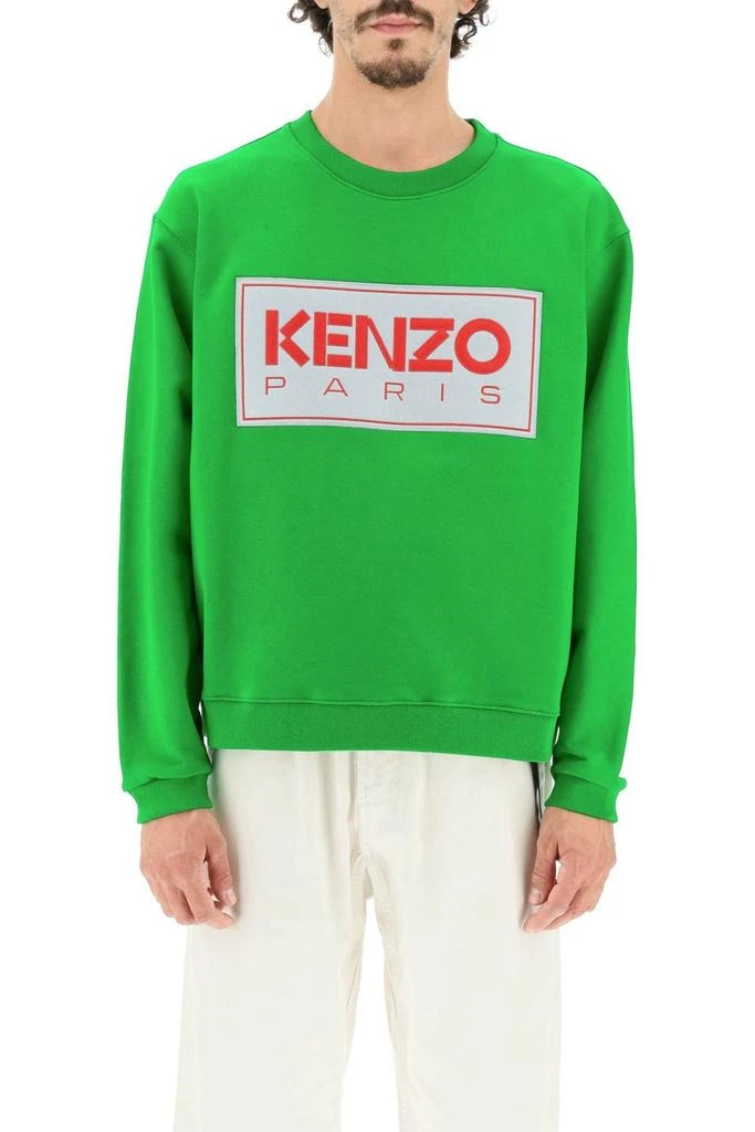 商品Kenzo|Kenzo Logo Patch Crewneck Sweatshirt,价格¥1555,第2张图片详细描述