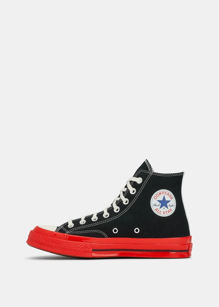 商品Comme des Garcons|COMME DES GARCONS PLAY Black & Red Converse Chuck 70 Sneakers,价格¥574,第2张图片详细描述