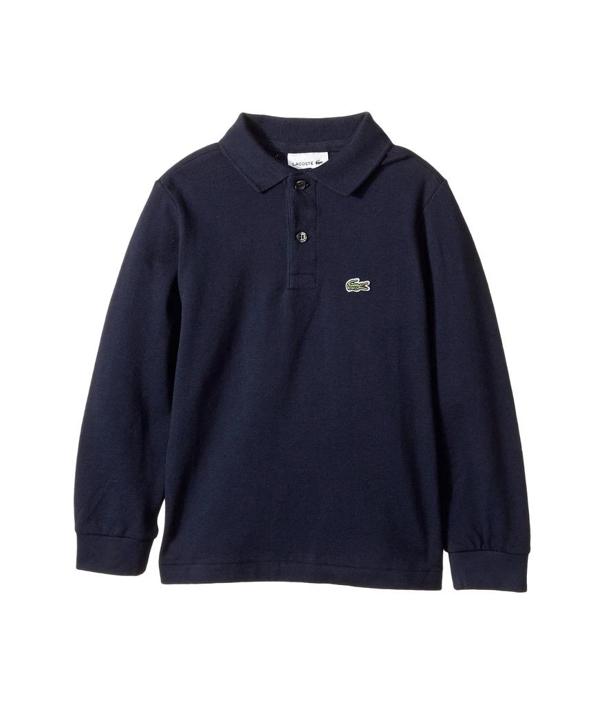 商品Lacoste|Long Sleeve Classic Pique Polo (Infant/Toddler/Little Kids/Big Kids),价格¥391,第1张图片详细描述