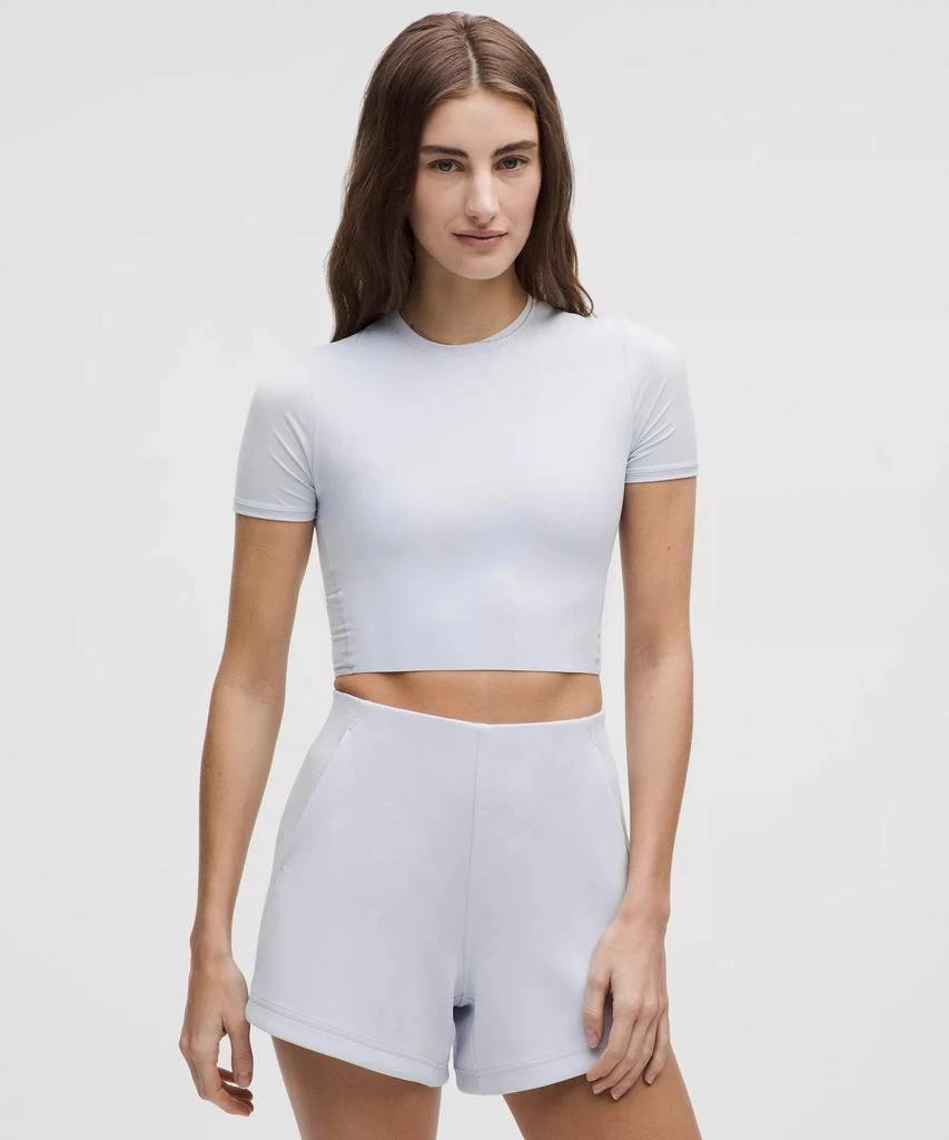 Wundermost Ultra-Soft Nulu Crewneck Cropped T-Shirt 商品