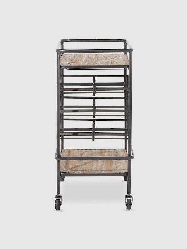 商品Graydon Living|Industrial Wine Rack Bar Cart,价格¥1991,第2张图片详细描述