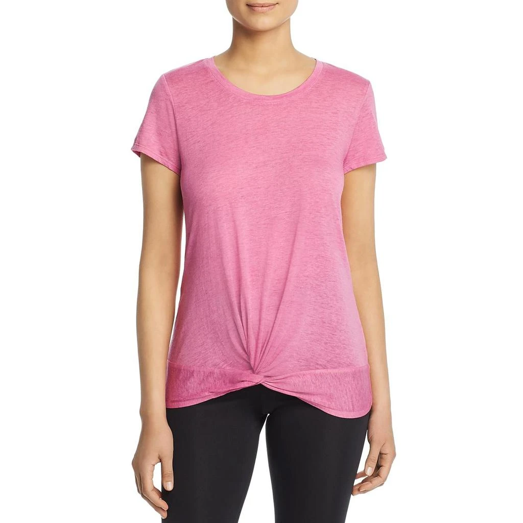 商品Marc New York by Andrew Marc|Marc New York Performance Womens Twist Front Solid Top,价格¥62,第1张图片