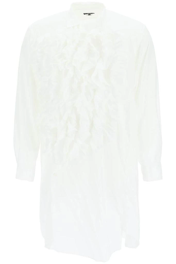 商品Comme des Garcons|Comme des garcons homme plus ruffled long asymmetric shirt,价格¥3136,第1张图片