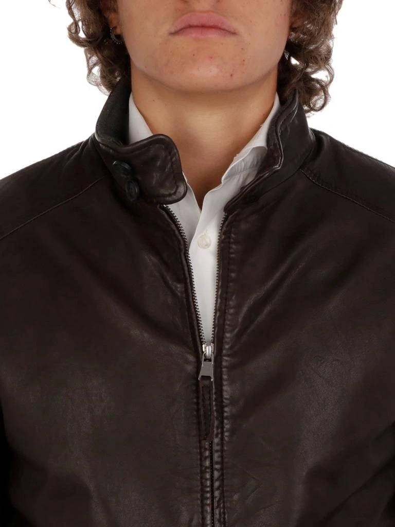 商品THE JACK LEATHERS|The jack leathers men's brown leather outerwear jacket,价格¥4450,第4张图片详细描述