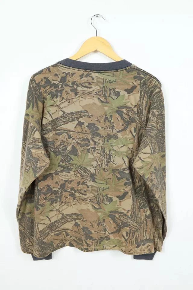 商品Urban Outfitters|Vintage Long Sleeve Camo Tee 012,价格¥483,第2张图片详细描述