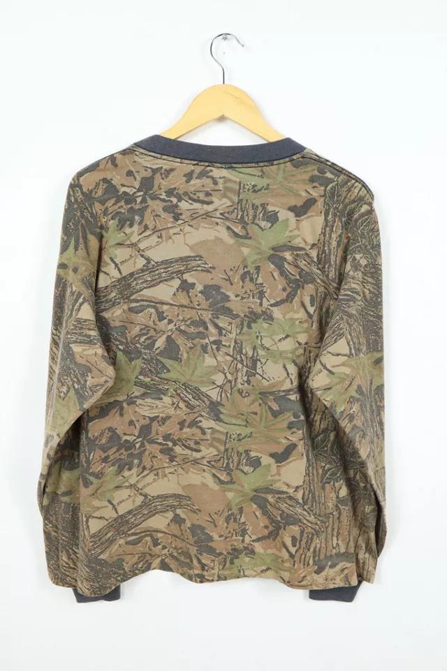 商品Urban Outfitters|Vintage Long Sleeve Camo Tee 012,价格¥459,第4张图片详细描述