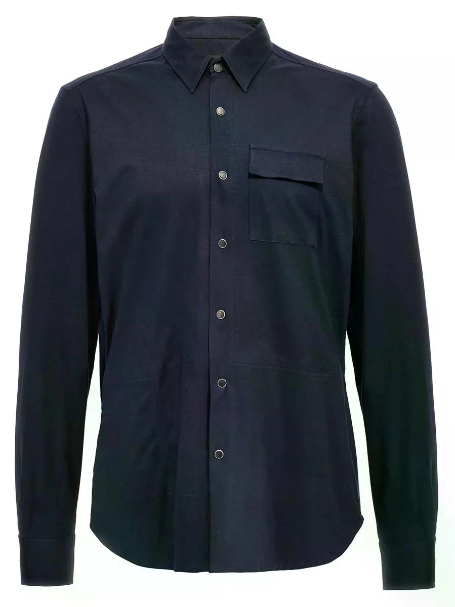 商品【商品预售7天】 Kiton|Kiton 男士衬衫 UMCBUBAK06R4911000 蓝色,价格¥3117,第1张图片