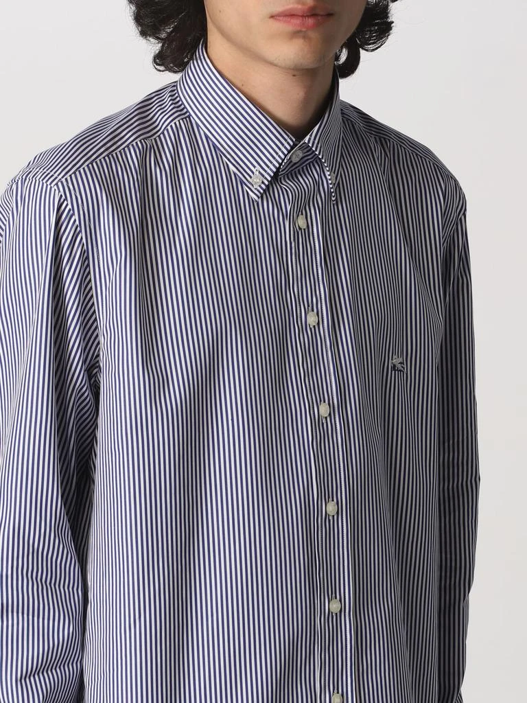 商品ETRO|Etro striped cotton shirt,价格¥1679,第4张图片详细描述