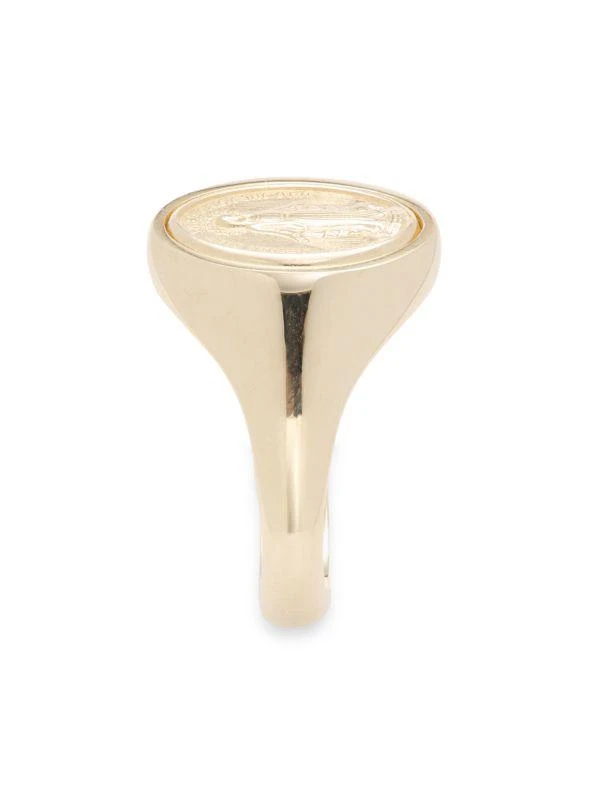 商品Saks Fifth Avenue|14K Yellow Gold Signet Ring,价格¥5668,第4张图片详细描述