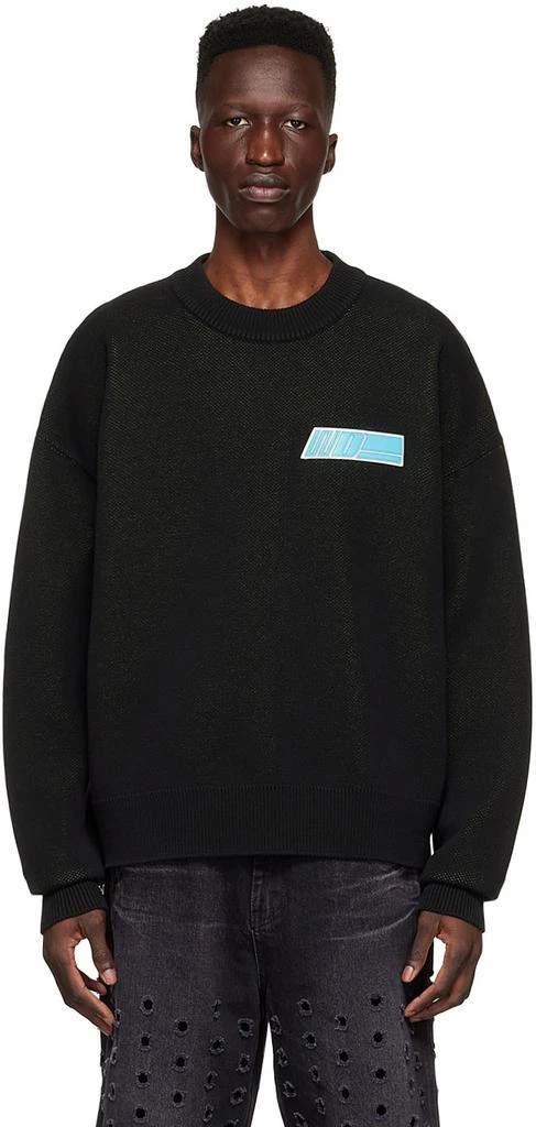 商品We11done|Black Cotton Sweater,价格¥931,第1张图片