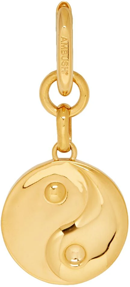 商品Ambush|Gold Ying Yang Earring,价格¥779,第1张图片