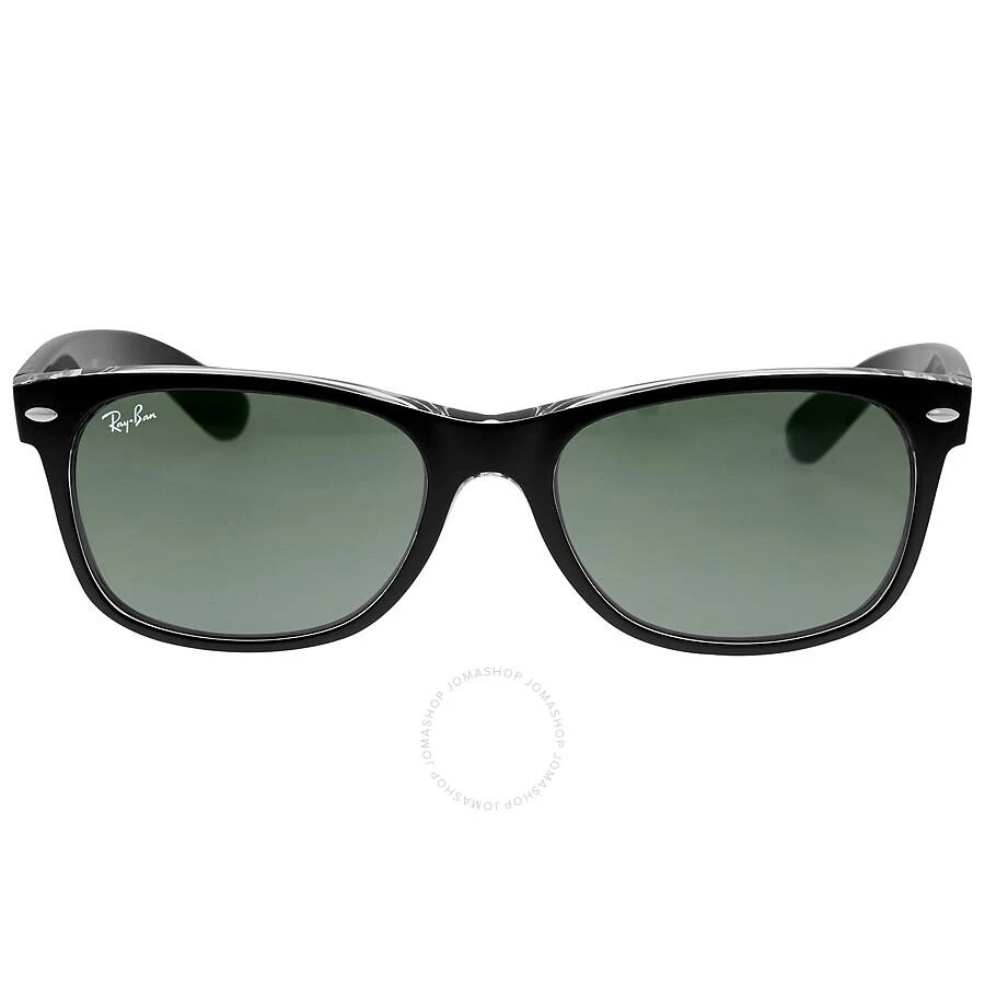 商品Ray-Ban|New Wayfarer Color Mix Green Classic G-15 Unisex Sunglasses RB2132 6052 55,价格¥745,第1张图片