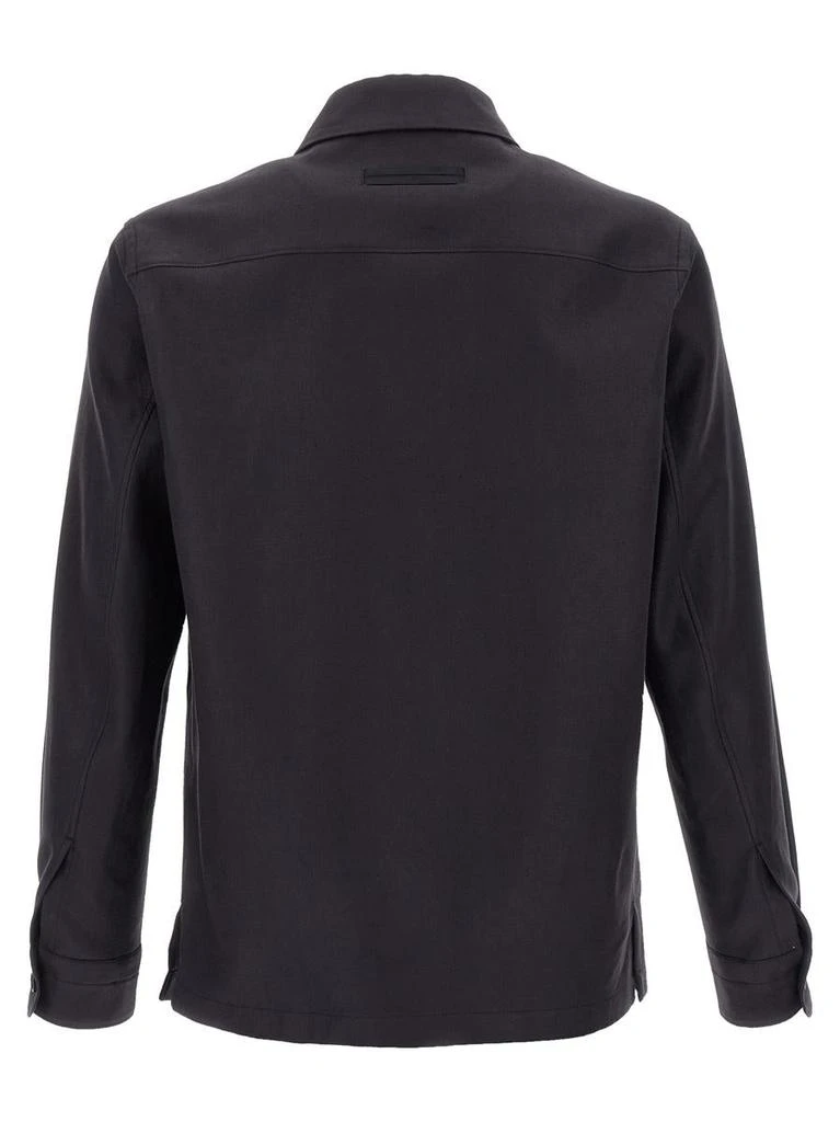 商品Zegna|Zegna Oasi Lino Overshirt,价格¥10859,第2张图片详细描述