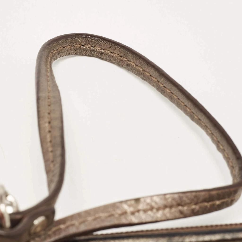 Coach Metallic Leather Zip Wristlet Clutch 商品