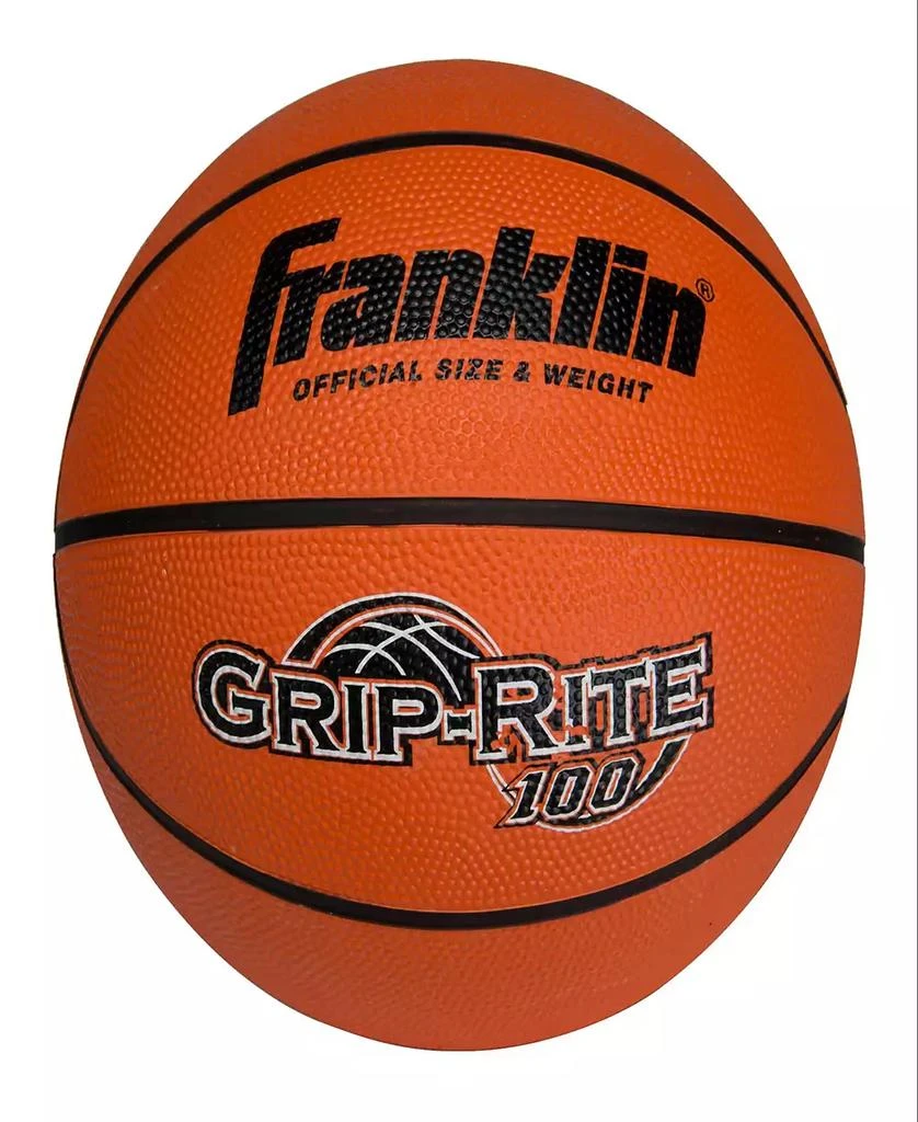 商品Franklin|Intermediate Size Grip-Rite 100 Rubber Basketball,价格¥218,第1张图片