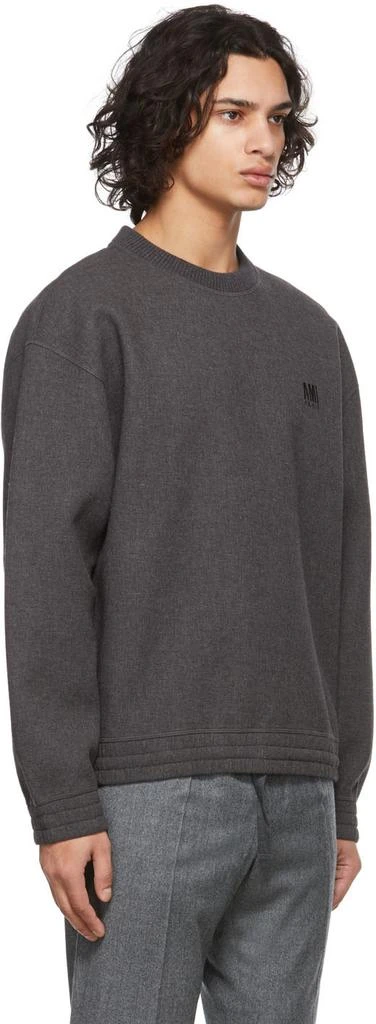 商品AMI|Grey Ami de Cœur Sweatshirt,价格¥796,第2张图片详细描述