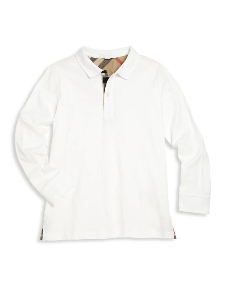 商品Burberry|Little Boy's & Boy's Palmer Polo Shirt,价格¥631,第1张图片