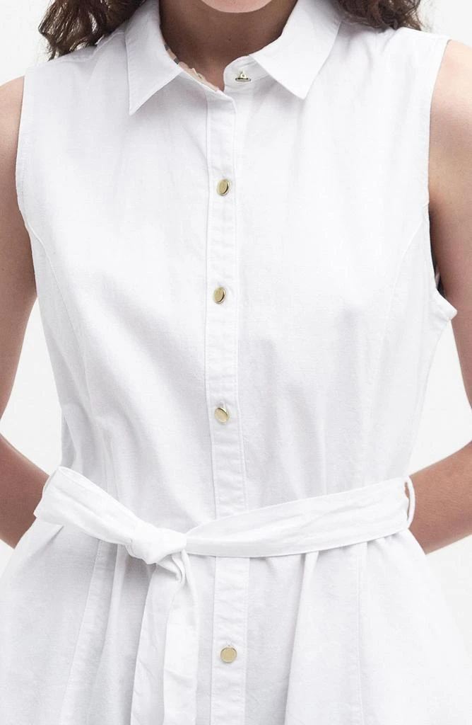 商品Barbour|Reil Sleeveless Stretch Cotton Shirtdress,价格¥517,第5张图片详细描述