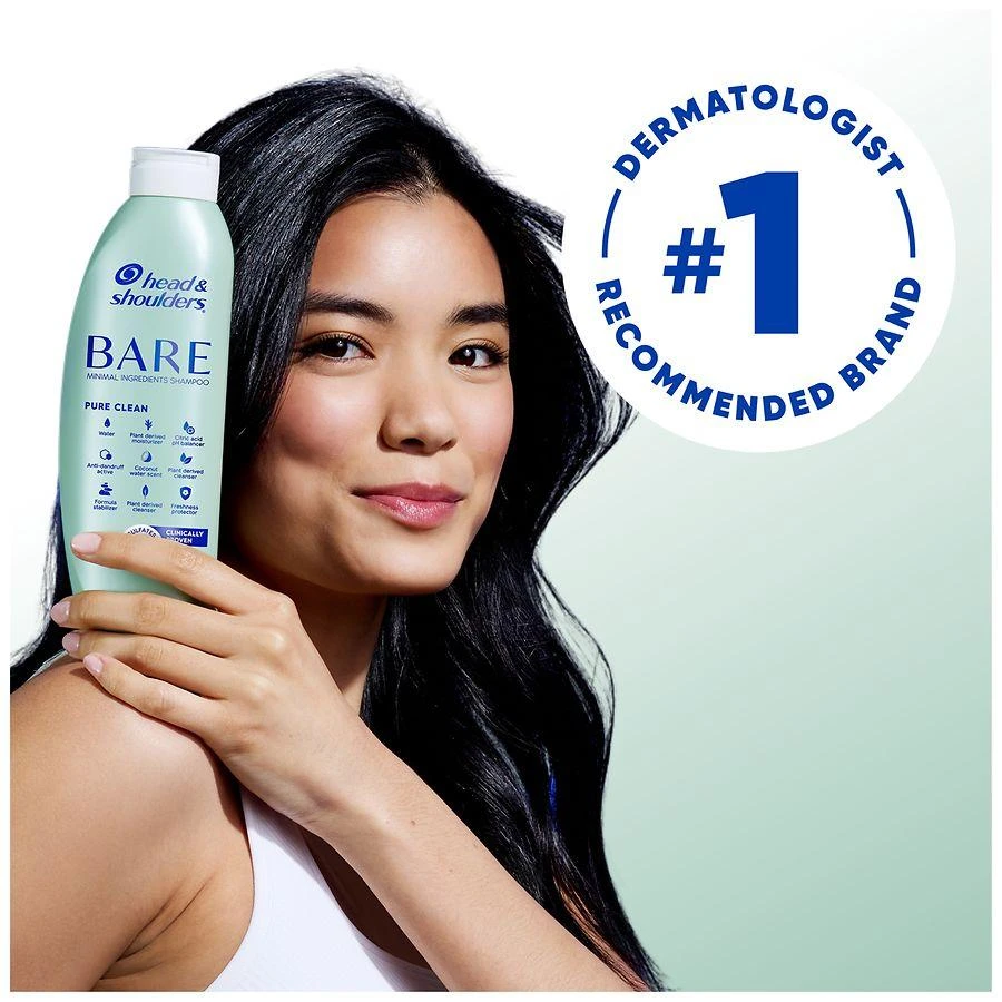 商品Head & Shoulders Bare|Pure Clean 2in1 Dandruff Shampoo and Conditioner, Anti-Dandruff Treatment Coconut Water,价格¥89,第4张图片详细描述