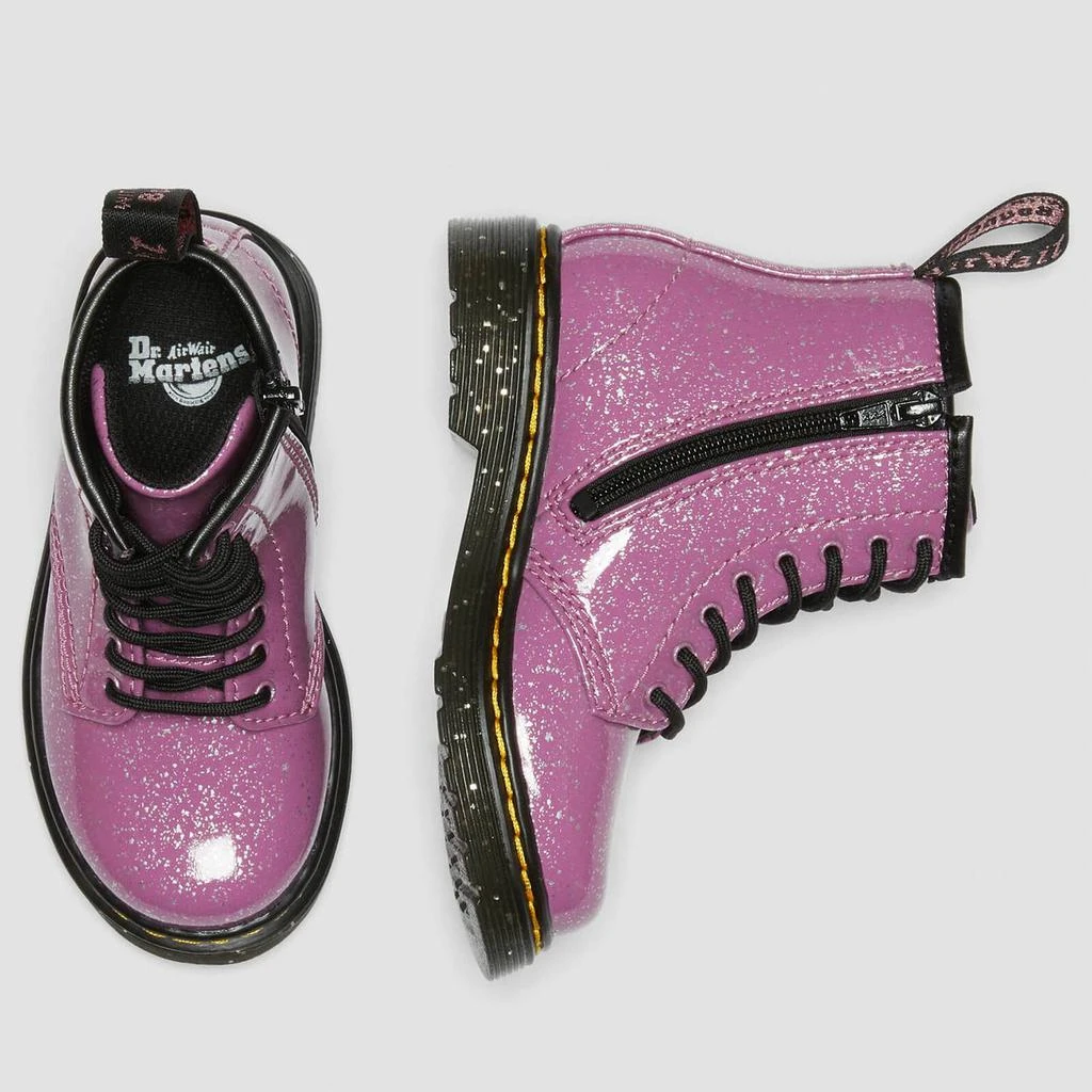 Dr. Martens Toddlers' 1460 T Lace Cosmic Glitter Boots - Dark Pink 商品