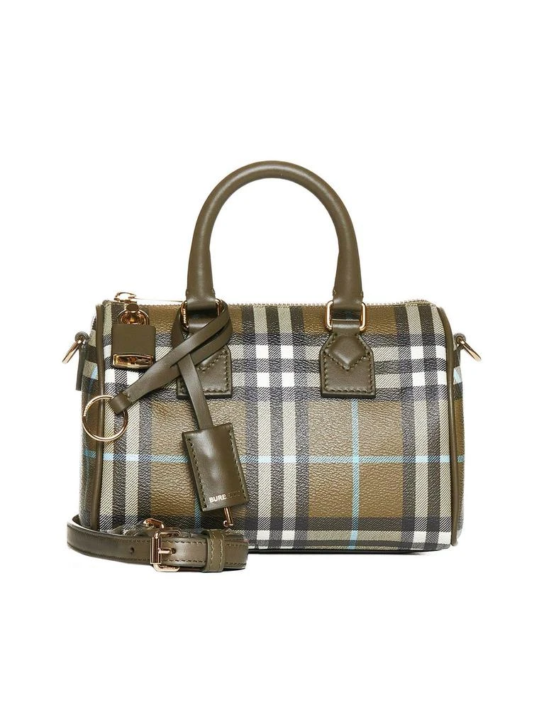 商品Burberry|Burberry Mini Vintage Check-Printed Zipped Bowling Bag,价格¥7720,第1张图片