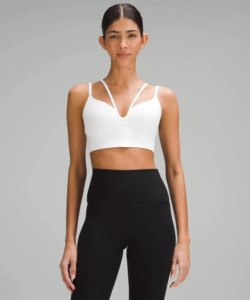 商品Lululemon|Like a Cloud Strappy Longline Ribbed Bra *Light Support, B/C Cup,价格¥320,第3张图片详细描述