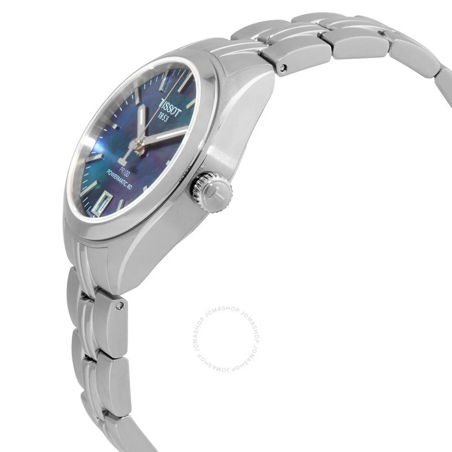 商品Tissot|PR 100 Automatic Blue Mother of Pearl Dial Ladies Watch T1012071112100,价格¥1852,第2张图片详细描述