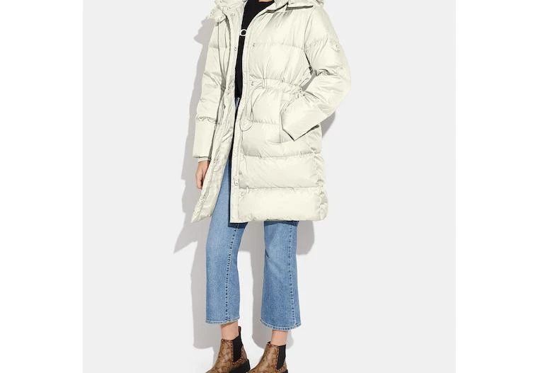 商品Coach|Coach Outlet Mid Down Puffer,价格¥1709,第3张图片详细描述
