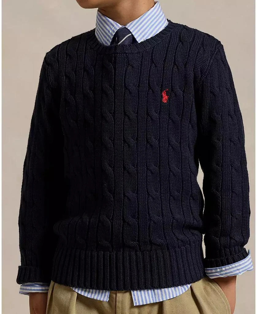 Toddler and Little Boys Cable-Knit Cotton Sweater 商品