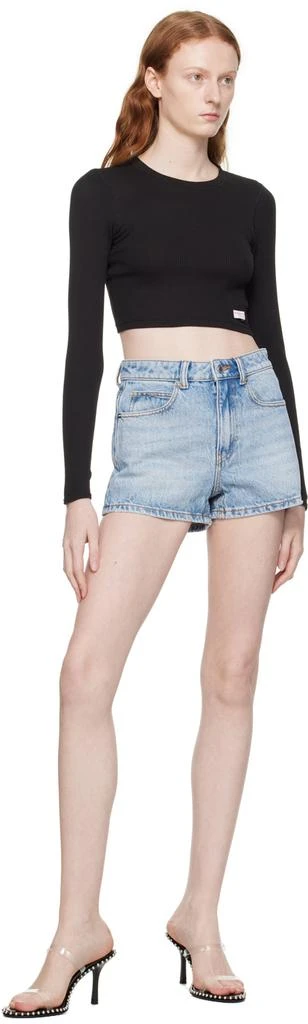 商品Alexander Wang|Indigo Shorty Denim Shorts,价格¥1638,第4张图片详细描述