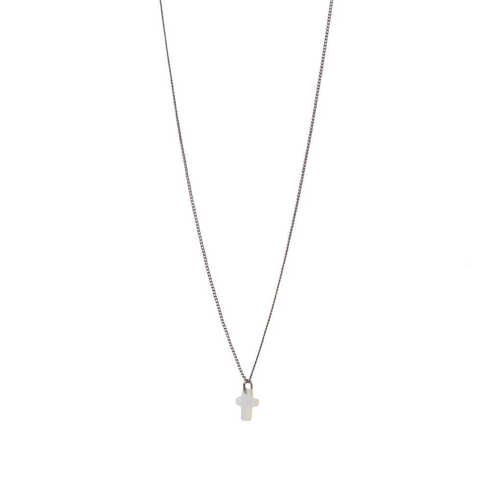 商品Yves Saint Laurent|Saint Laurent Slim Pendant Necklace With Small Cross,价格¥2159,第1张图片