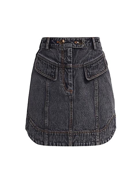 Ledgebrook Denim Mini Skirt商品第1张图片规格展示