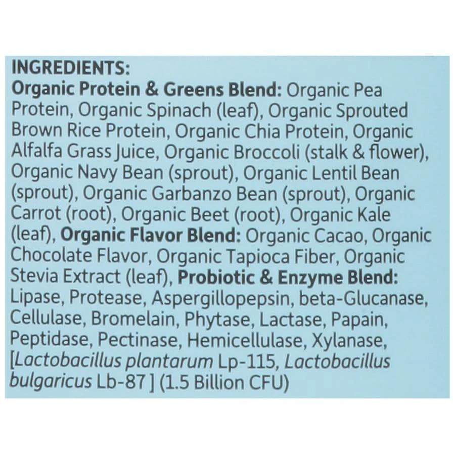 商品Garden of Life|Organic Protein + Greens,价格¥148,第5张图片详细描述
