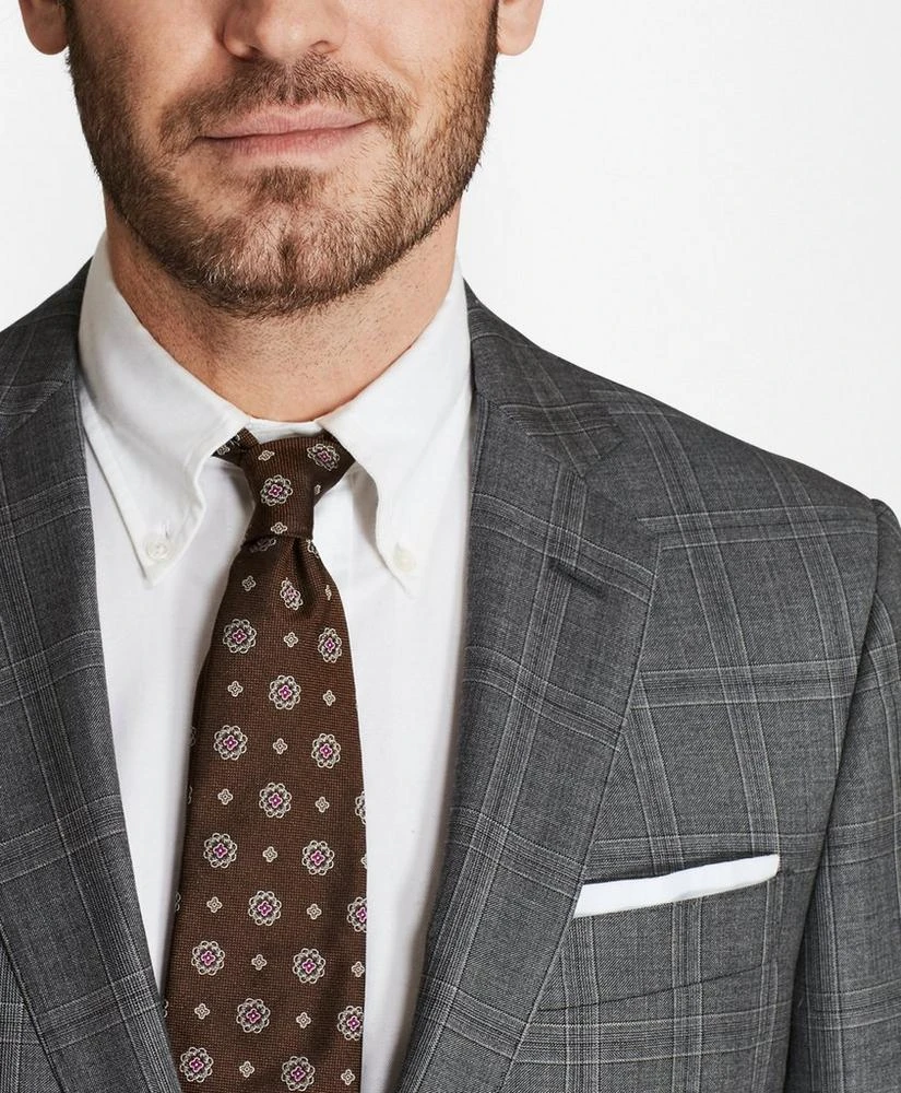 商品Brooks Brothers|Regent Fit Plaid 1818 Suit,价格¥3256,第2张图片详细描述