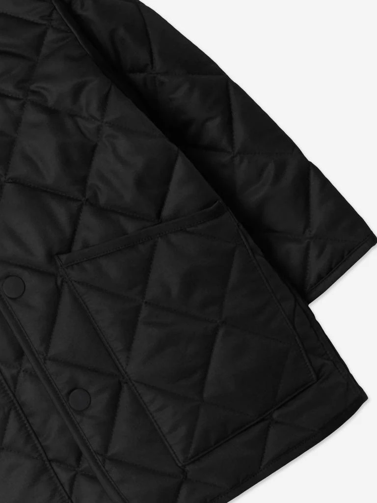 商品Burberry|Burberry Baby Boys Mini Rowan Quilted Jacket in Black,价格¥4567,第4张图片详细描述