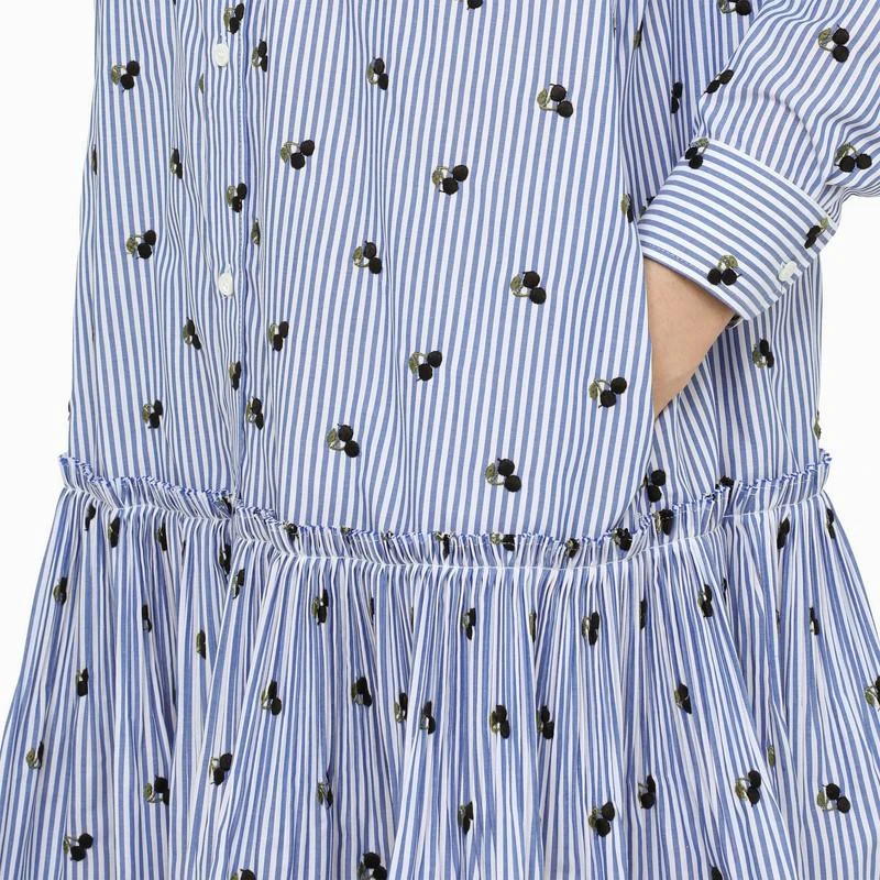 商品RED Valentino|Striped poplin shirt dress,价格¥2248,第4张图片详细描述