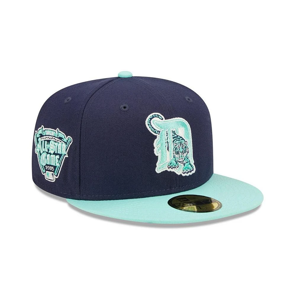 商品New Era|Men's Navy Detroit Tigers 2005 MLB All-Star Game Cooperstown Collection Team UV 59FIFTY Fitted Hat,价格¥326,第1张图片