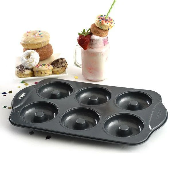 商品Norpro|Nonstick 6-Cavity Donut Pan,价格¥177,第3张图片详细描述