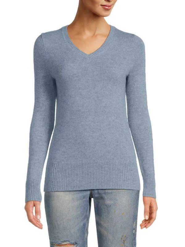 商品Saks Fifth Avenue|V Neck 100% Cashmere Sweater,价格¥398,第1张图片